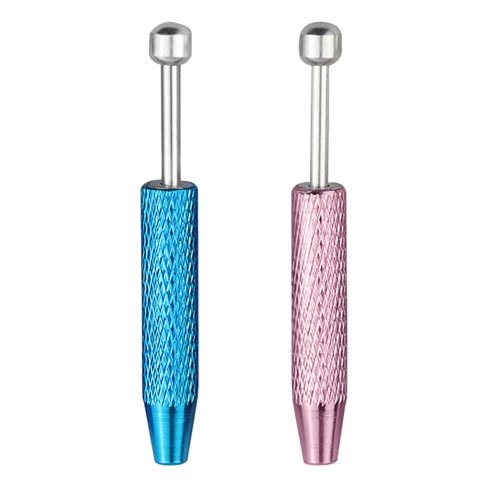 2Pcs 4 Claw Up Tool Holder Ball Bead Clamp Body Piercings Forceps Grasping Tweezers Catchers Pliers Jewelry Piers Pick-up Tools
