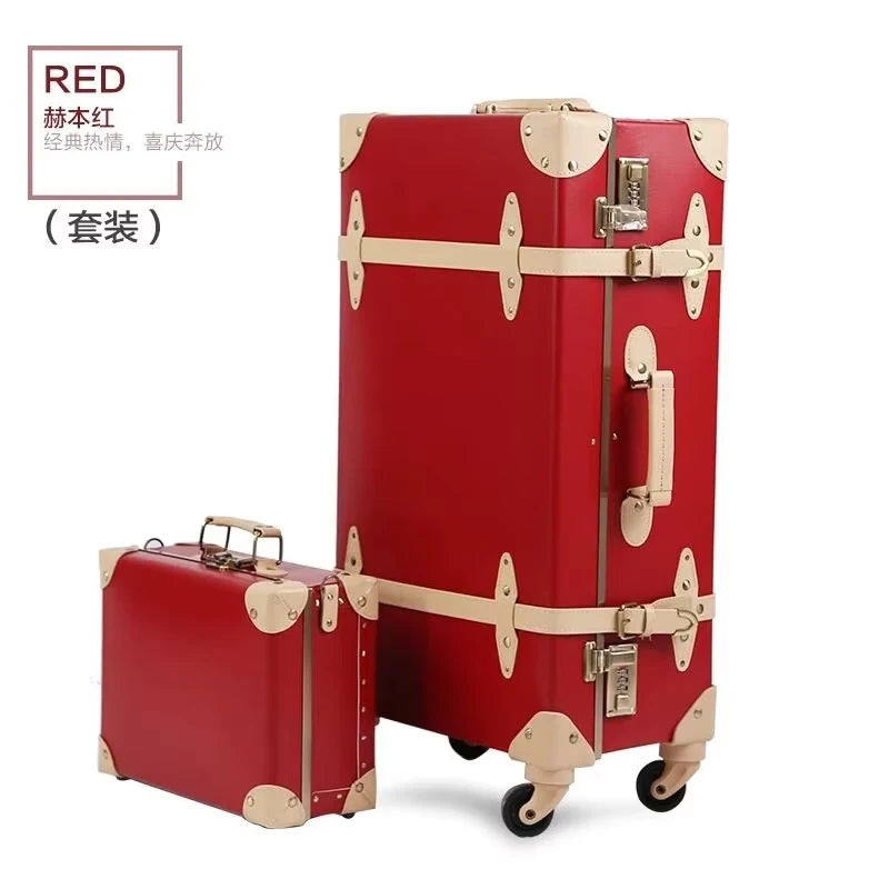 20'22'24'26'inch PU Leather Trolley Suitcases Travel Bags Valise Cabine Valiz Koffer Maletas Suitcase Carry On Rolling Luggage