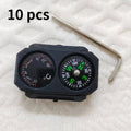 3/5Pcs Compass Thermometer Combo 2 in 1 Tactical Airsoft AR15 M4 M16 Compact Navigation Thermometer for 20mm Rail Gun Accessory