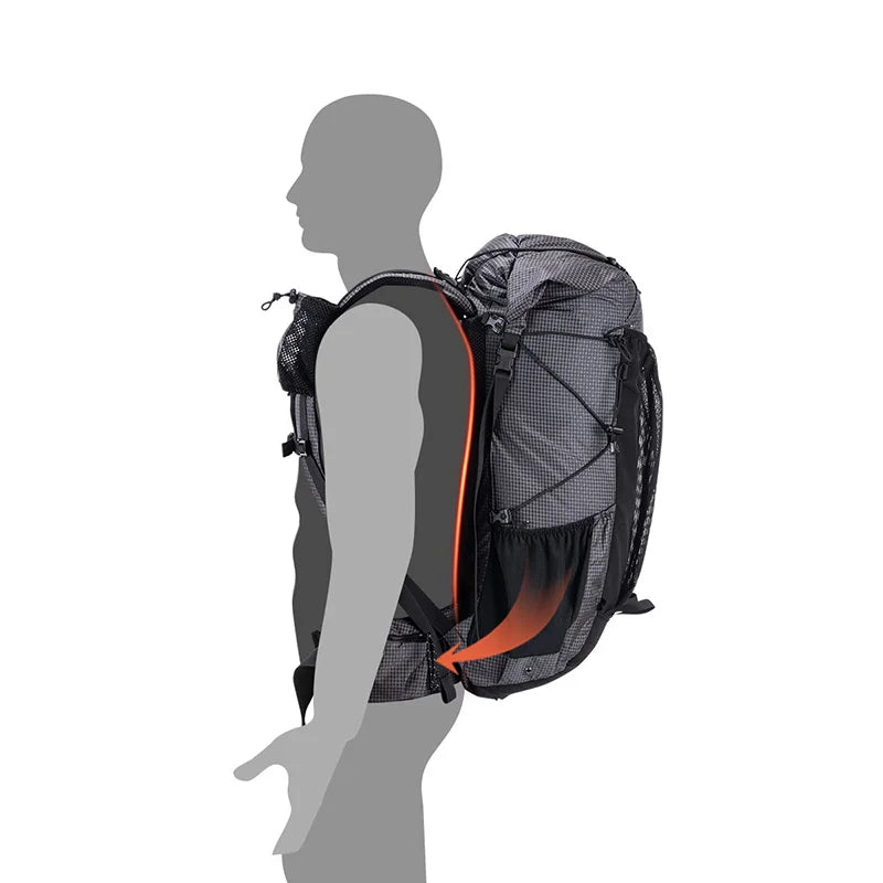 Naturehike Rock 1.0 Outdoor Bags 60L Travel Backpacks Large Capacity 60+5L Hiking Packs Aluminum Frame Hiking Bag
