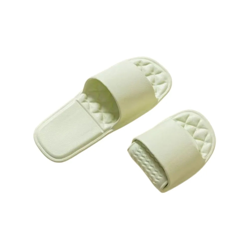 EVA Portable Folding Slippers Soft Soles Odor-resistant Foldable Travel Slippers Lightweight Slip with Cushioned Sole