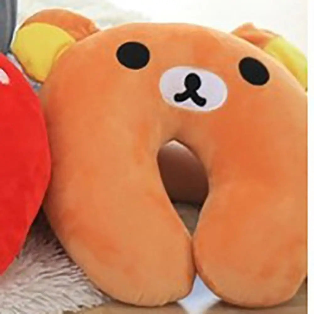 Soft 10 Colors Nursing Cushion Children U-Shaped Pillow Neck Protection Flight Neck Pillow Travel Pillows