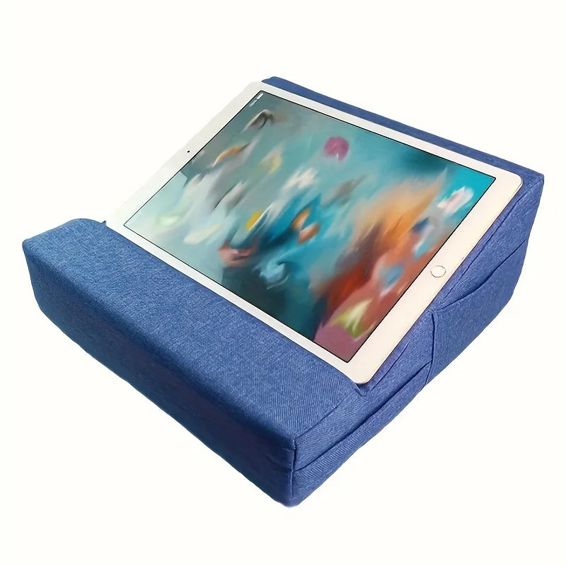 1 Piece Durable Polyester Adjustable Angle Tablet Pillow Stand For Bed Comfortable Cushion Holder For Reading Video Watching