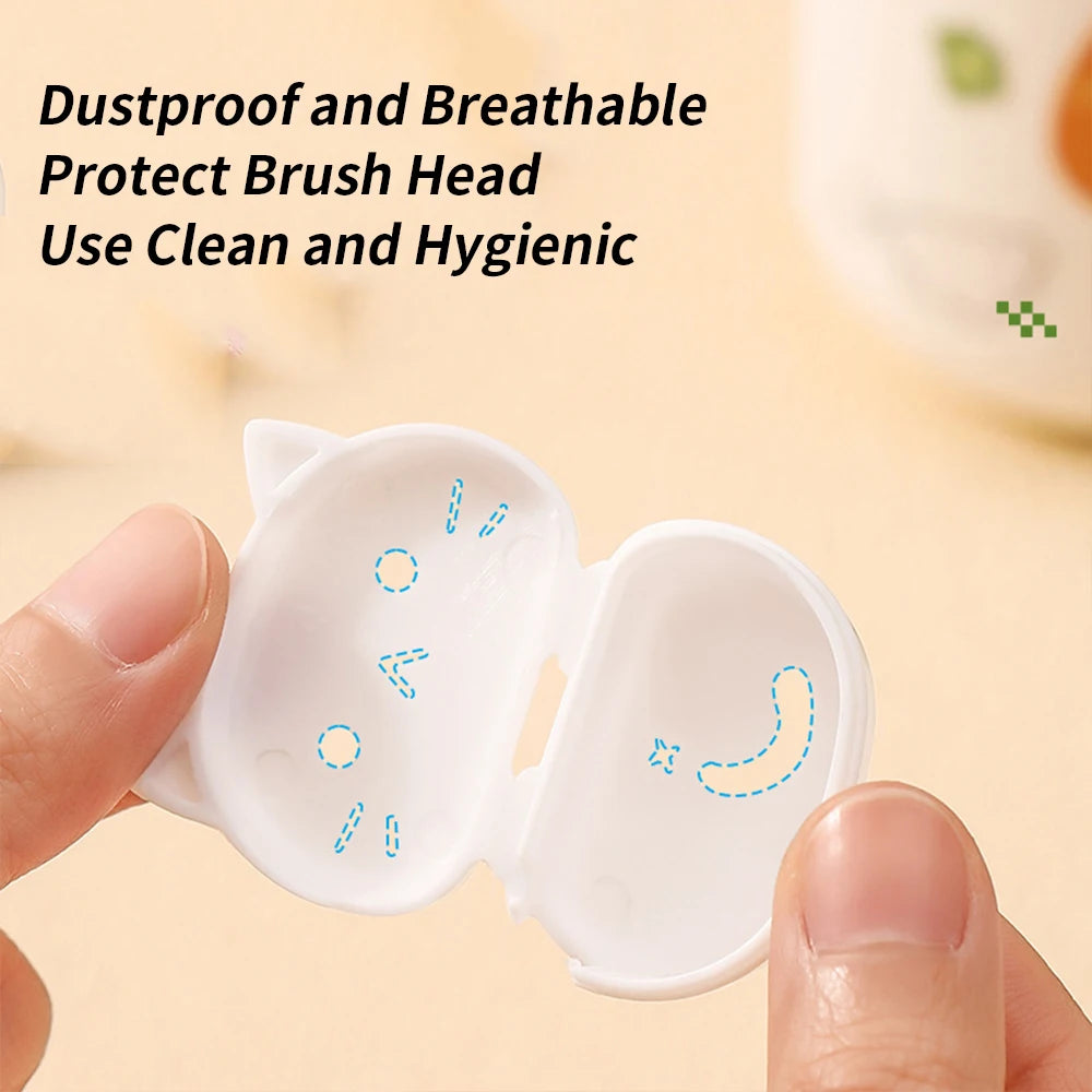 4pcs Toothbrush Cover, Toothbrush Head Cap, Dust Proof Toothbrush Protector, Travel Toothbrush Case, Bathroom Hygiene Accessory