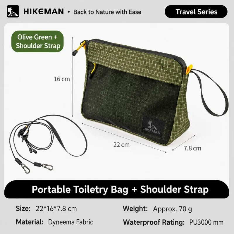 Ultralight Dyneema Waterproof Dry Bag UHMWPE Toiletries Makeup Storage Pouch Camping Hiking Beach Swimming Bushcraft Travel Gear