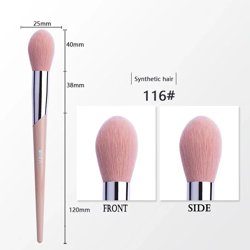 1pcs Makeup Brush Face Contour Powder Foundation Bronzer Cream Blush Eyeshadow Smudge Eyeliner Fashion Fenty Style Beauty Tool