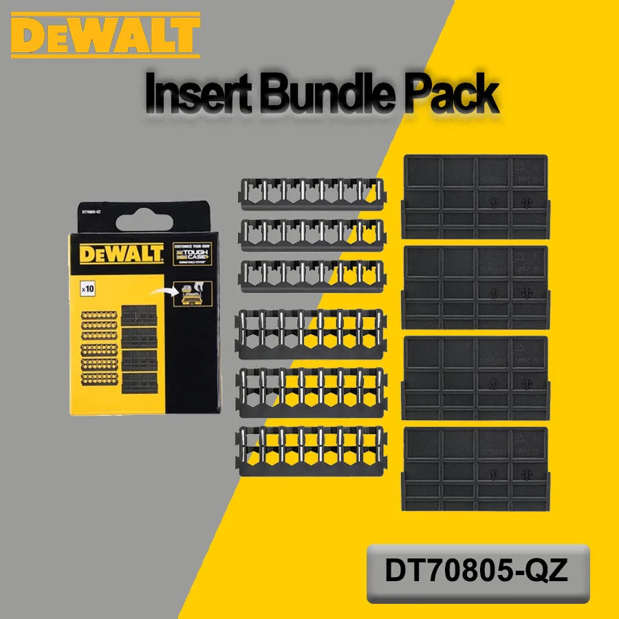 DEWALT Original Insert Bundle Pack For Tough Case Bit Socket Partition Power Tools Accessory Tool Box Accessory DT70805-QZ