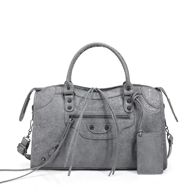 New 2026 Autumn and Winter Handbag Crossbody Large Capacity City Motorcycle Shoulder Bag Tote Bag for Women Luxury Handbags