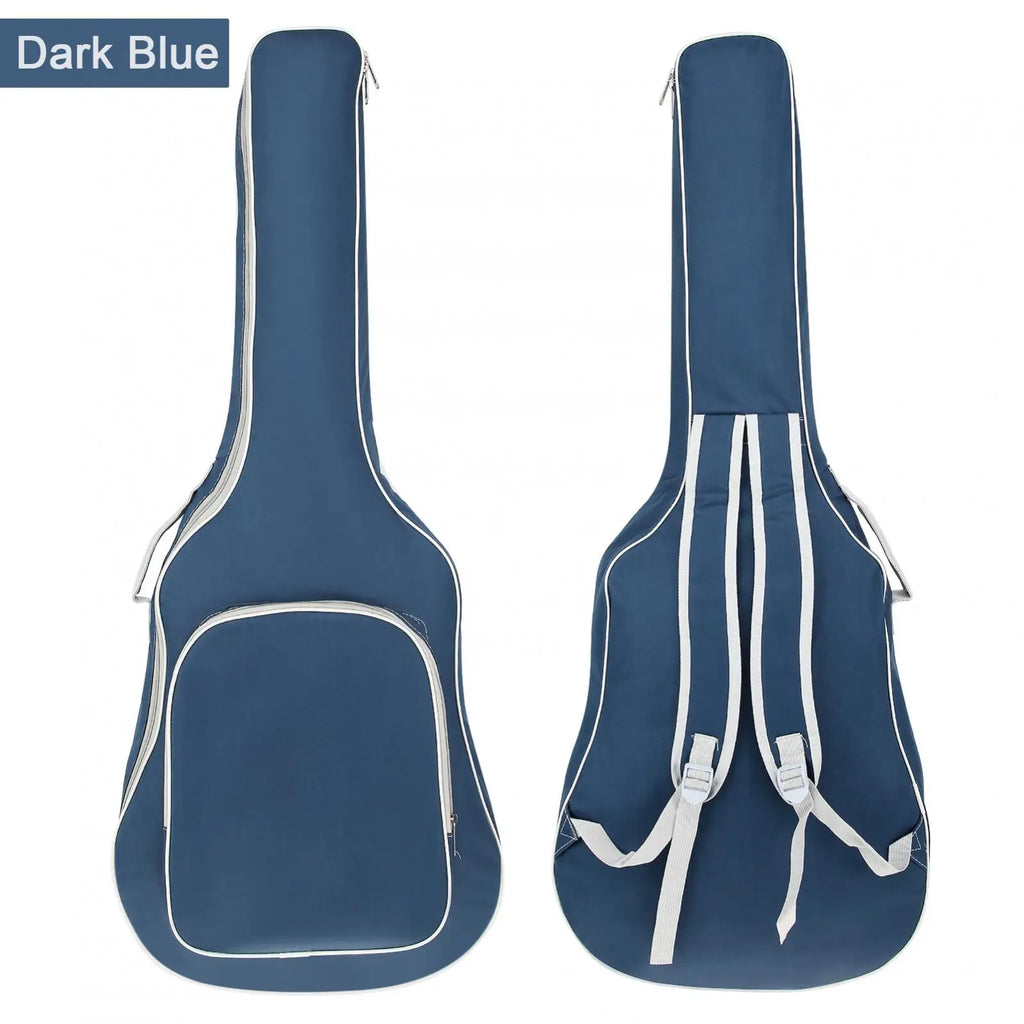 1 Piece 40 / 41 Inch Padded Water Resistant Thick Acoustic Guitar Backpack Gig Bag, Soft Cover Guitar Bag