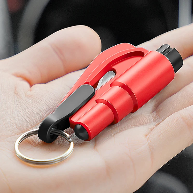 Car Safety Hammer Auto Emergency Glass Window Breaker Seat Belt Cutter Life-Saving Car Emergency Escape Hammer Survival Whistle