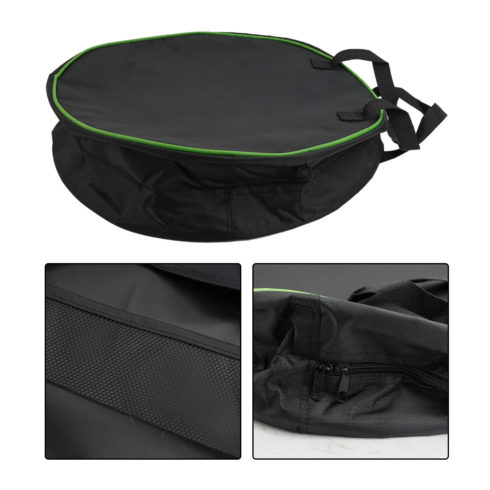 EV Charging Cable Bag Oxford Cloth Circular Tool Bag Electric Car Charging Cable Storage Bag For Car For Caravan Campervan