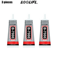 Loolifl-15Ml25Ml50Ml110Mlb7000 Transparent Contact Adhesive for Mobile Phone Repair, Universal Glass DIY Craft Plastic Crystal Adhesive, with Precision Applicator