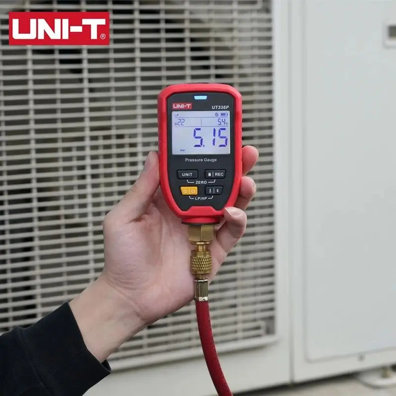 UNI-T UT336P UT336P KIT Wireless Pressure Gauge Bluetooth APP High-pressure Gauge Air Conditioning Refrigeration System Tester