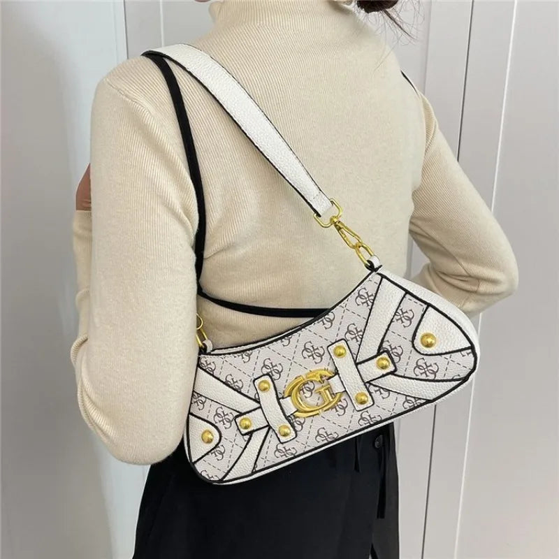 Casual Elegant Diaper Bag For Ladies Leather Handbag Crossbody Vintage Classic Unique Stylish Simple High End Trendy Tote