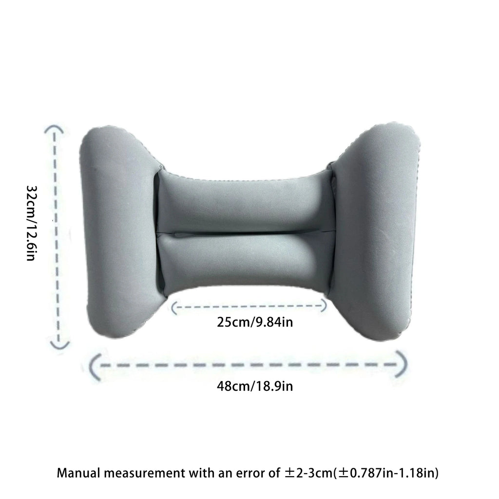 Inflatable Pillow Press Inflatable H-shaped Folding Portable Car Plane Waist Cushion Camping Office Sleeper Pillow
