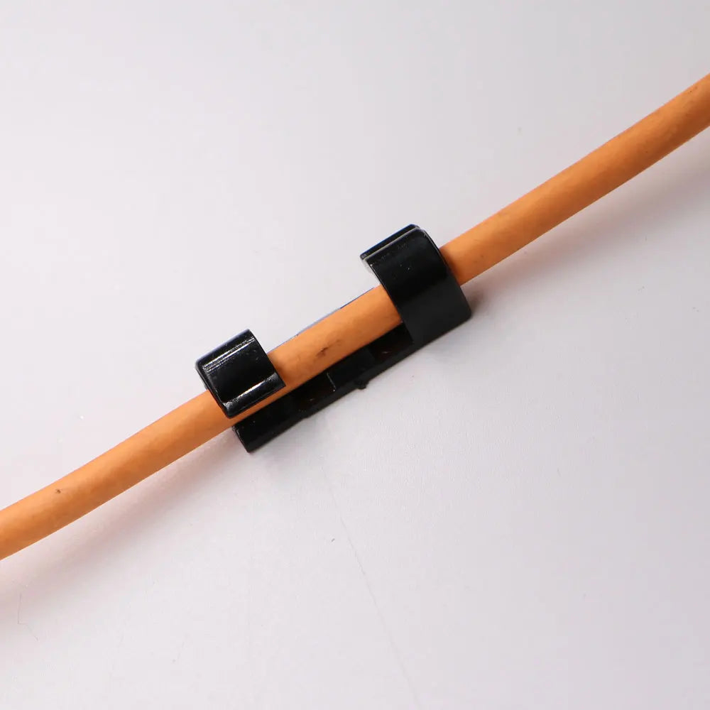 16/20PCS Self-adhesive Cable Clamping Organizer Drop Wire Holder for Home Desk Line Manager Fixed Clip Net Cable Collator Winder