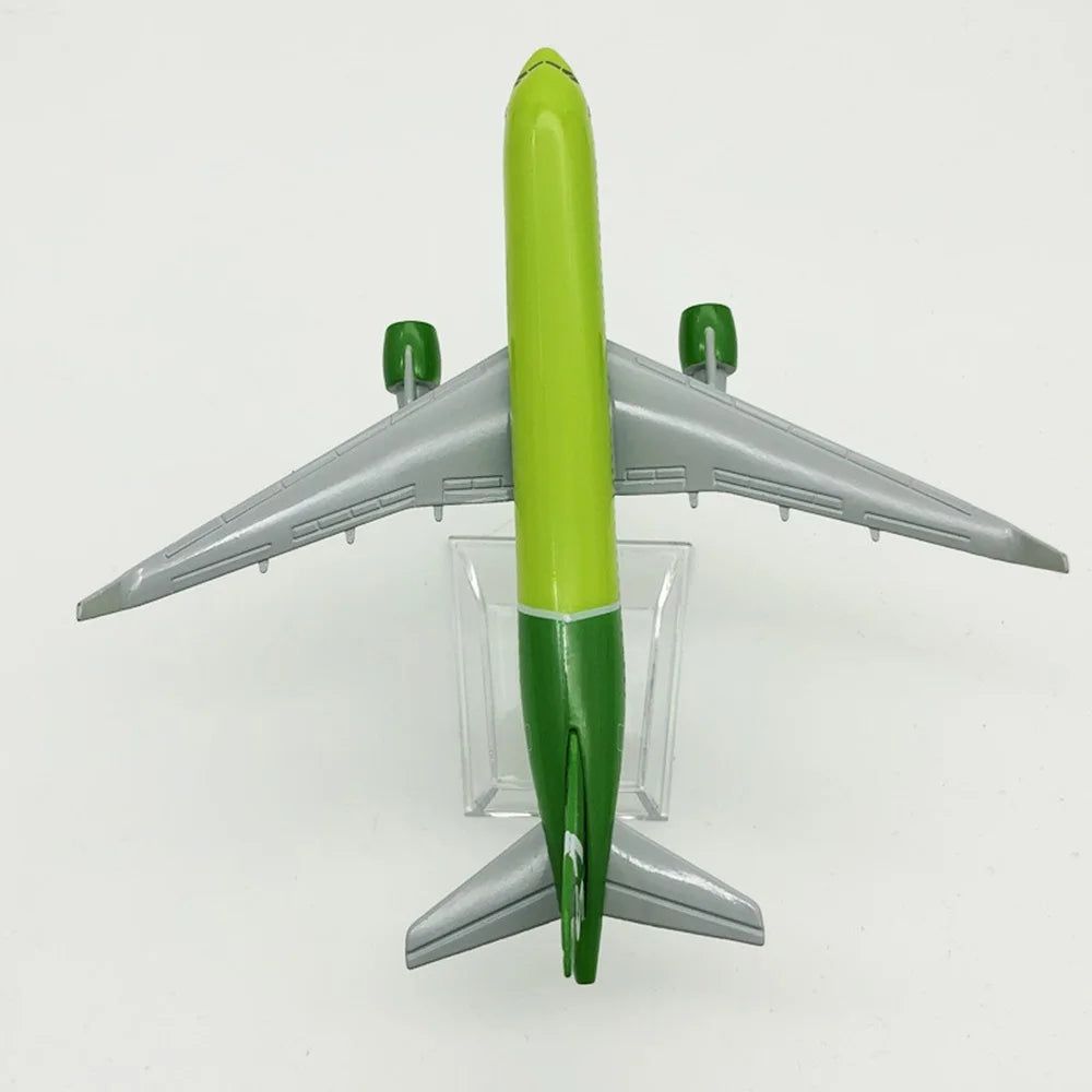 Alloy Model 16cm Airbus A320 Siberia Russia S7 1:400 Scale Metal  Aircraft Replica Diecast Model Aviation Plane Collectible Toys