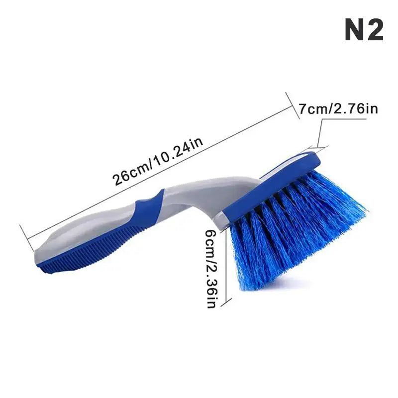 Car Tire Cleaning Brush Kit  Set Soft Bristles Detailing Wheel Hub Brushes for Car Wash Professional Deep Cleaning Jobs