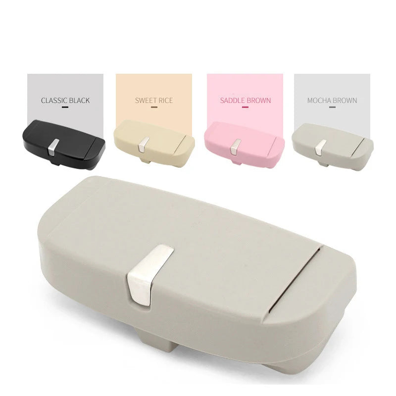 Universal Car Glasses Box Storage Holder Sunglasses Case Mount Auto Interior Accessories Visor Clip for BMW VW Mercedes Benz