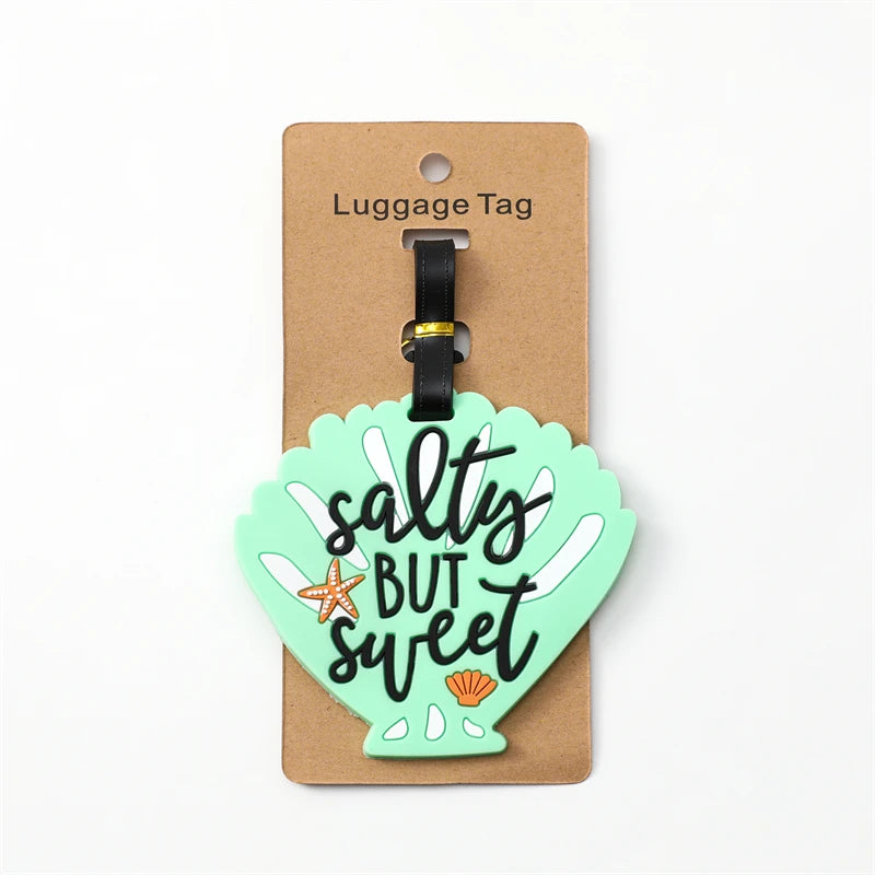 Travel Accessories Luggage Tag Creative Corgi &Cat Suitcase Fashion Style Portable Travel Hanging Tags and Anti Loss Signs