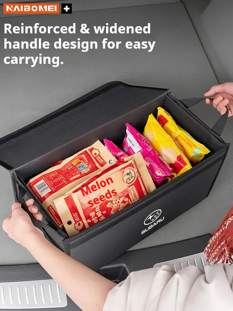 For Subaru Ascent BRZ Forester Impreza Legacy Outback WRX VX Car Trunk Foldable Storage Box Large-Capacity Stowing Tidying Bag