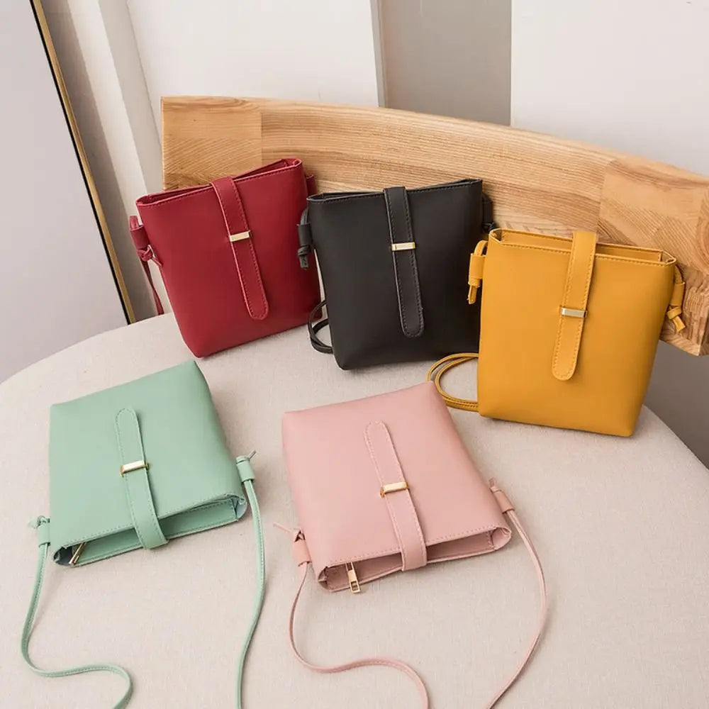 Fashion PU Leather Women Crossbody Bags 10 Colors Waterproof Girls Tote Bag Ladies Small Purses Women Girls