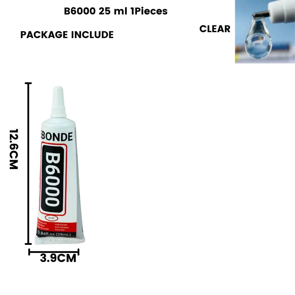 15/50/110ML B6000 Strong Glue Telephone Mobile Phone Touch Screen Adhesive DIY Repair Diamond Jewelry Glass Office Supplies