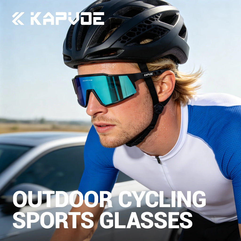 KAPVOE Men's Hiking Eyewear Cycling Sunglasses Fishing Outdoor Sports Sunglasses MTB Bike Glasses Riding Goggle for Women 2026