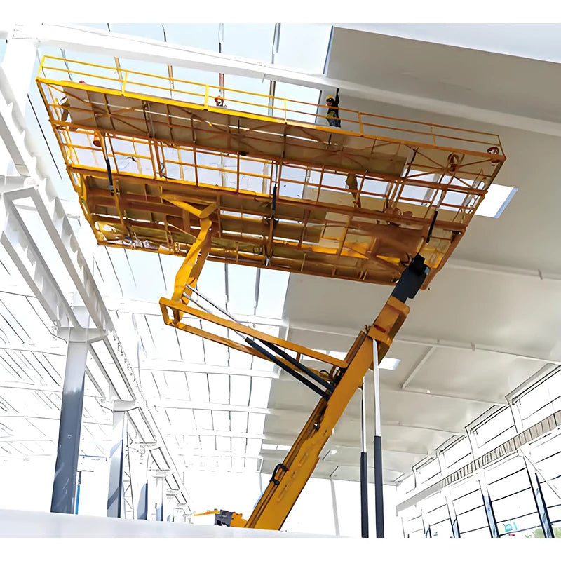Self-walking Crawler Hydraulic Telescopic Jib Hoist High Altitude Color Steel Tile Lifter For Factory Construction Site Use