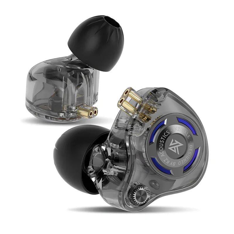 KZ Gale Earphone HIFI Bass Earbud Gaming and Music Headset Super-linear Dynamic Driver Detachable Design