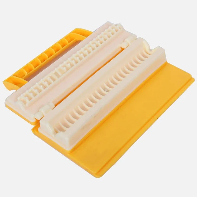 New Double Row BBQ Meat Skewer Machine Multifunctional Reusable Plastic BBQ Skewer Maker Kebab Tool Kitchen Accessories Camping