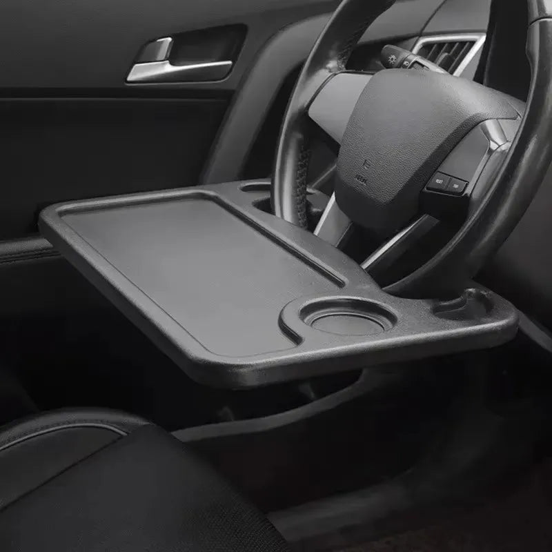 Car Tray Table  Computer Desk Mount Stand Eat Work Car Steering Wheel Dining Table Bracket Drink Food Coffee Tray Board