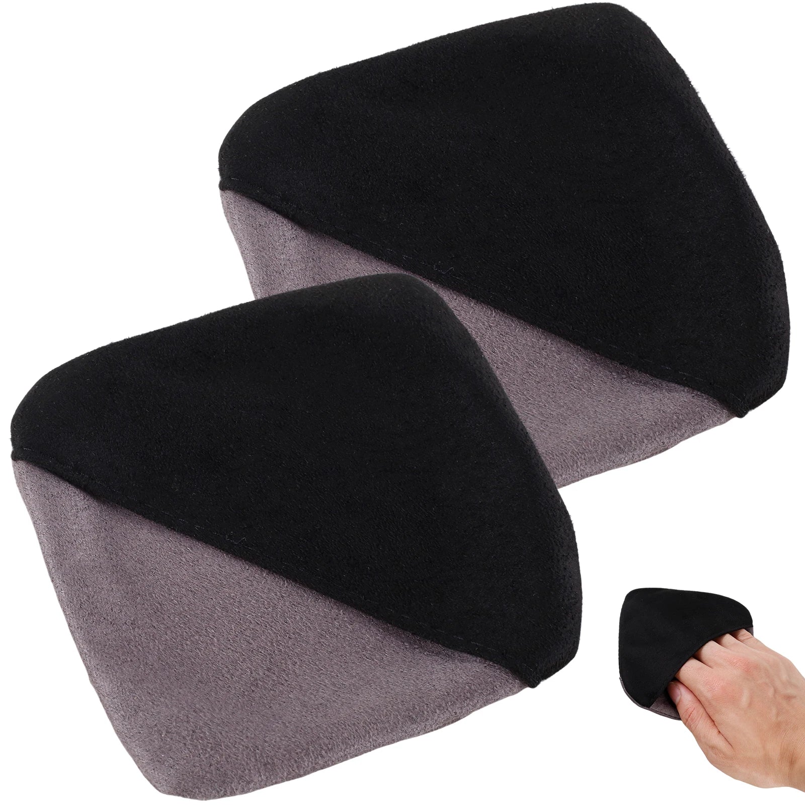 2Pcs Car Screen Cleaner Microfiber Car Accessories Cleaning Pads Reusable Auto Touchscreen Cleaning Wipes Square Car Screens