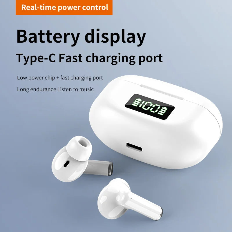 Wireless Earphones Earphones Bluetooth Wireless Deep-bass Bluetooth Earphones Enhance The Rhythm for Electronic and Hip-hop Fans