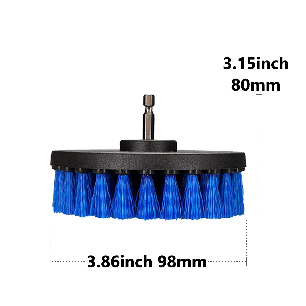 Drill Brush Attachments Set Polish Sponge Power Scrubber Brush All Purpose Clean For Grout Tiles Sinks Bathtub Bathroom Kitchen