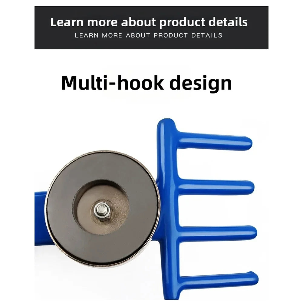 Magnetic Tool Holder For Wrench Socket Tool Rack Heavy Duty Storage Multifunctional Pneumatic Wrench Socket Tool Hanger