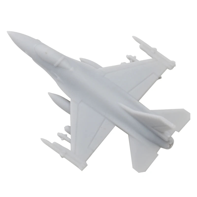 5PCS F-16C Fighting Falcon Resin Fighter Aircraft Battle-plane 1/2000 1/700 1/350 Length 6mm 21mm 42mm Mini Aeroplane Model