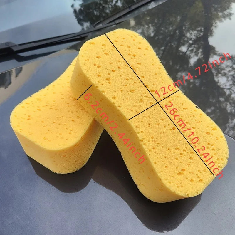 High Density Absorbent Sea Cotton 8 Words Car Wash Sponge Wipe Car Eight Words Sponge Block Car Cleaning Supplies Car Wash Tools