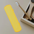 4Pcs Travel Toothbrush Box Portable Toothbrush Case with Buckle Design Airtight Compact Storage for Home Camping Business Trips