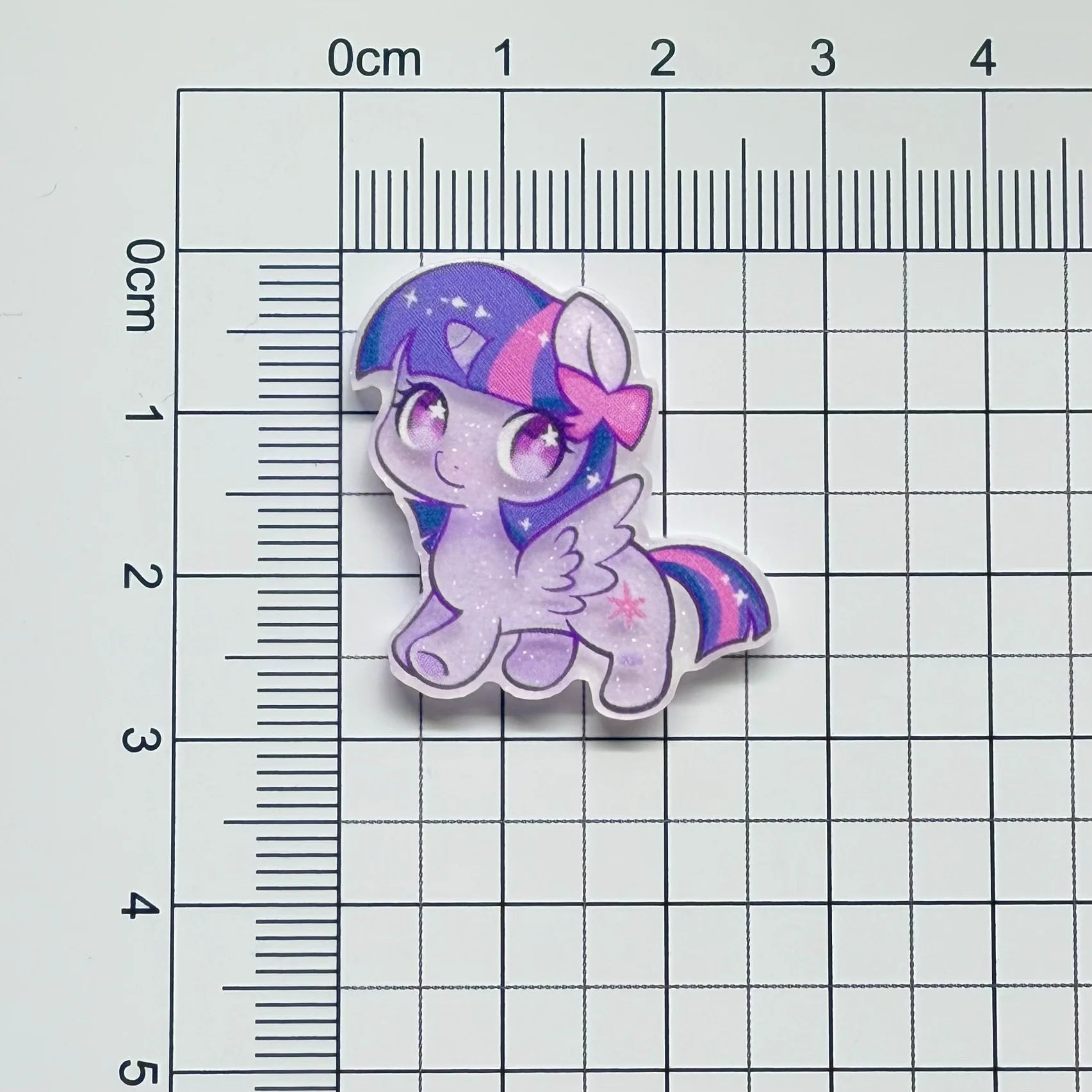10pcs Cartoon Cute Super Q Pony Acrylic Hair Clip Side duckbill Clip Girl Headwear Small Broken Hair Hairpin