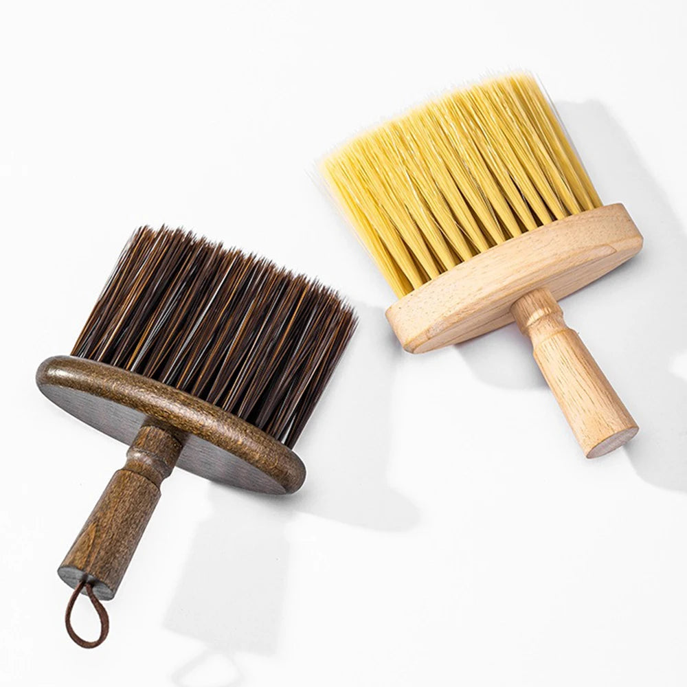 Solid Wood Coffee Brush Coffee Countertop Cleaning Brush Coffee Grounds Powder Broom Cleaning Brush Barista Accessories