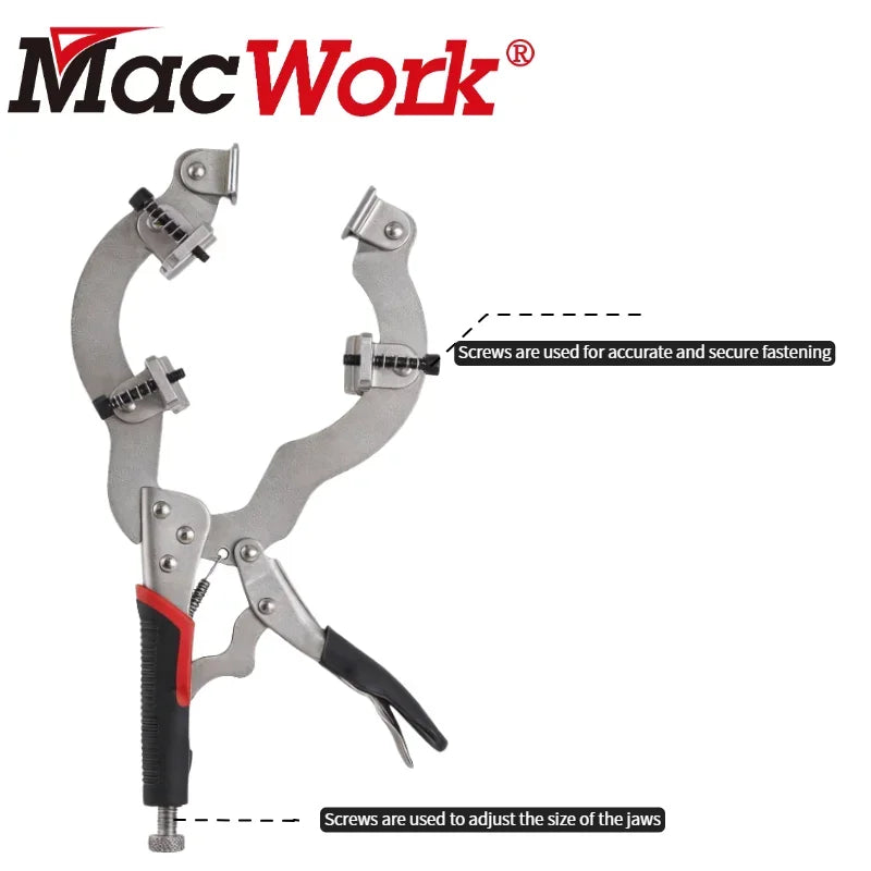 13 Inch Tube Clamp for Butt Welding For Welding, Woodworking, and Workshop Operations, Firmly Fixing Pipes and Fittings