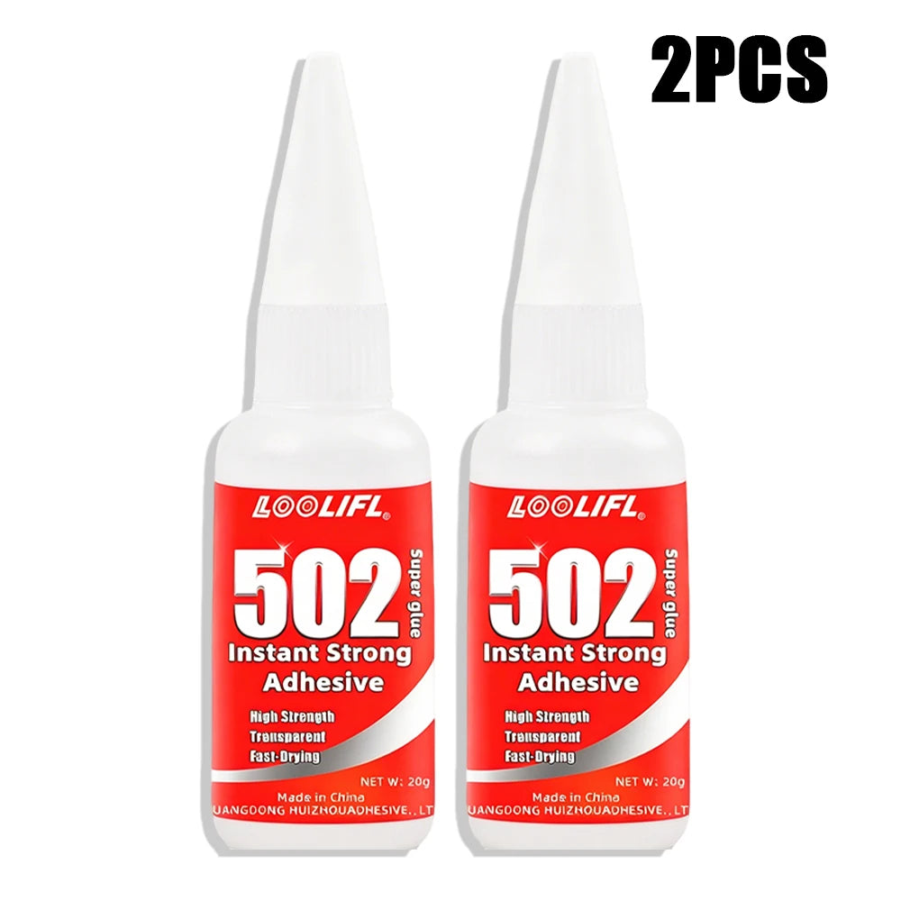 Instant Super Glue High Strength Quick Dry Household DIY Craft Repair Adhesive for Hard Materials Metal Ceramic Wood Ornaments