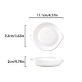 〔CC11〕White Simple Ceramic Ginger Grater Tool Hand Grinder Garlic Masher Portable Porcelain Carrot Ginger Grinding Kitchen Tool