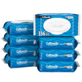Flushable Wet Wipes for Adults, 336 Count (42 per Pack, 8 Packs), Gentle & Effective Clean