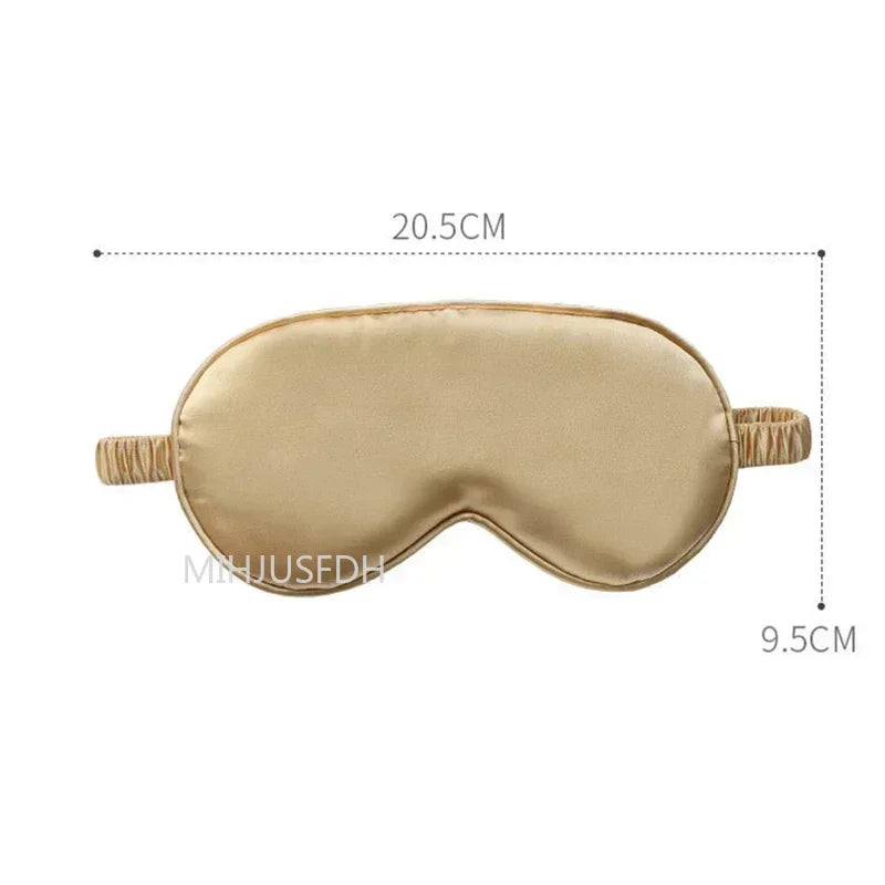 3Pcs Set Women Imitated Silk Sleep Eye Mask Eye Patches Face Mask Eyeshade Blindfold Travel Rest Eye Cover Night Eyeshade