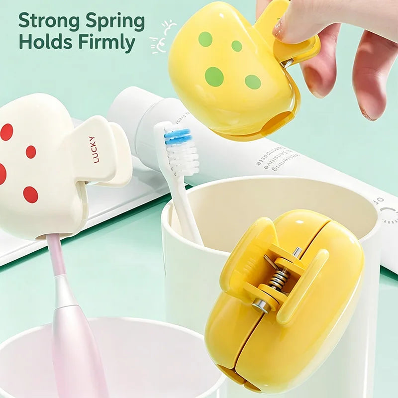 Mushroom-Shaped Toothbrush Holder Travel Dust-Proof Toothbrush Head Protective Cap Home Outdoor Toothbrush Storage Box