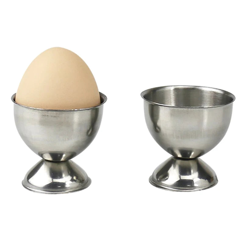 Stainless Steel Soft Boiled Egg Cups Egg Holder Tabletop Cup Kitchen Tools Sets Breakfast Steam Rack Mold For Eggs Poach