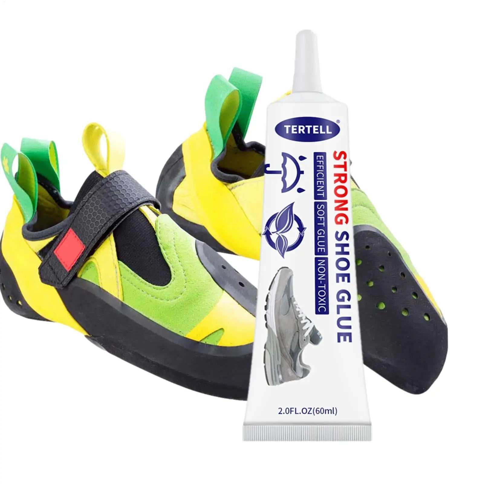 60ml Super Strong Shoe-Repairing Adhesive Waterproof Fast Cure Elastic Bond Universal Sealant Extreme Weather Shoe Glue Repair