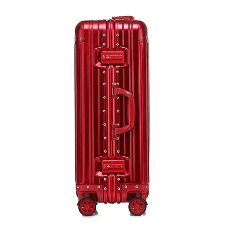COLENARA Suitcase Full Aluminum Magnesium Alloy Boarding Box Large Capacity Trolley Case 20"24"26"29 Inch Travel Bag Luggage